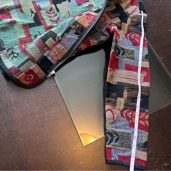 Vintage Country Collection Southwestern Aztec Full Zip Ladies Jacket Size 12 - Picture 8 of 9